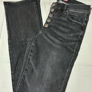 CAbi Black Straight Leg Jeans